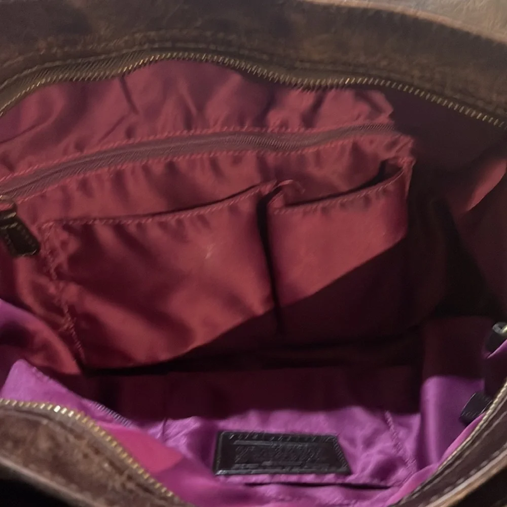 Coach boho brown shoulder bag - Picture 6 of 10